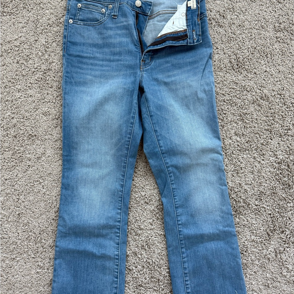 Madewell Women's Straight Leg Blue Jeans